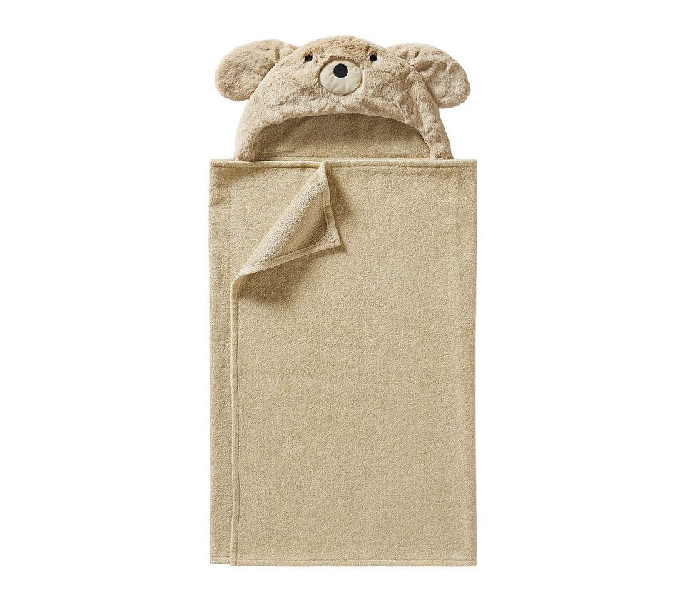 Faux Fur Labradoodle Kids Bath Wrap Pottery Barn Kids Australia